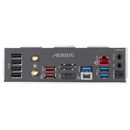 Материнская плата Gigabyte Z790 AORUS ELITE AX, Socket 1700, Intel®Z790, 4xDDR5-4800, HDMI+DP, 3xPCI-Ex16, 6xSATA3(RAID 0/1/5/10), 4xM.2, 8Ch Audio, 1x2.5GbLan, WiFi, (4+4)xUSB2.0, (5+2)xUSB3.2, (1+1)xUSB3.2 Type-C™, ATX, RTL {}